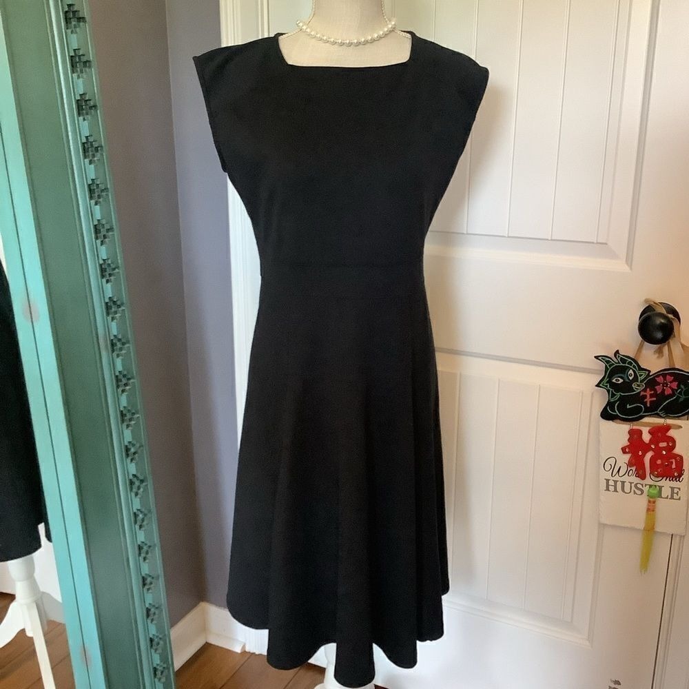 Lands End Black‎ Casual Dress 👗😎🦞🐟